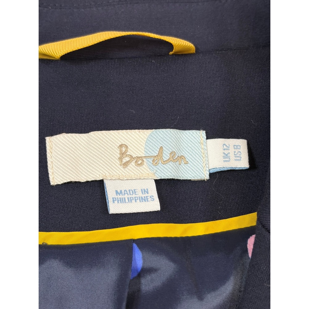 Boden Womens Navy Blue Two Piece Pant Suit Blazer Flare Trousers NEW - Picture 13 of 16